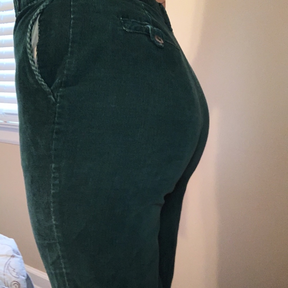 Green corduroy Pants
